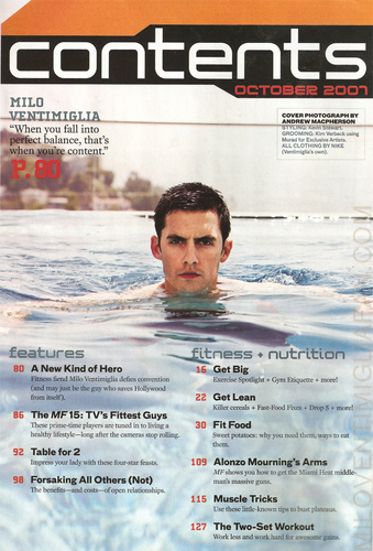  milo on men's fitness magazine