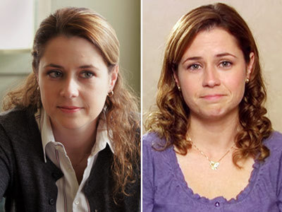  old pammy vs. fancy new beesly