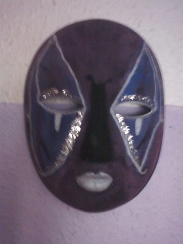 purple butterfly mask