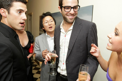  zachary at the pre emmy party